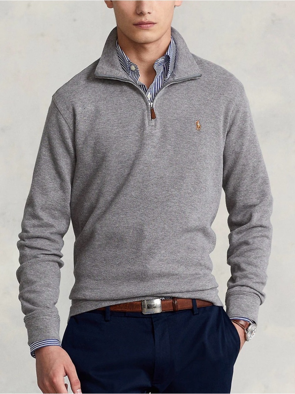 Polo Ralph Lauren Estate Rib Quarter Zip